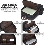 Mygreen Canvas Cross Body Messenger Bag Shoulder Sling Backpack Travel Rucksack - Image 5